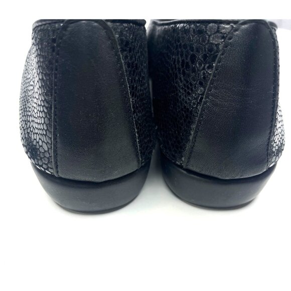 Flexx Loafer Slip On Tassel Shoes Ladies Size 11 Black Textured - Picture 6 of 11